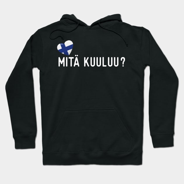 Finnish Kuinka voit? Hoodie by SunburstGeo